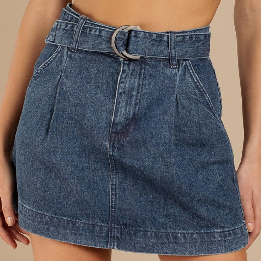 Free People Denim Skirt
